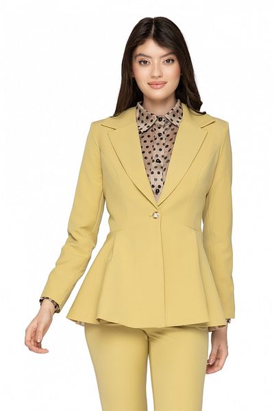 Atmosphere Fashion Elegant mustard jacket