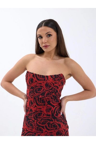 Amara Boutique    7006 Dress-Red