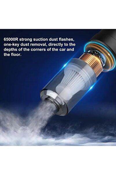 OEM Aspirator Portabil fara Fir, Flippy,2 in 1, Suflare si Aspirare, Incarcare USB, Autonomie 30 min