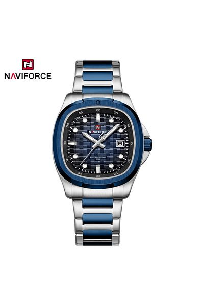 Naviforce Blue Stainless Steel Men's Watch