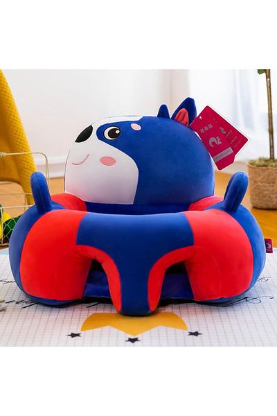 rexa Whale Baby Floor Seat Cover – Soft Infant Sitting Support Chair Cover (55 x 50 x 40 cm)