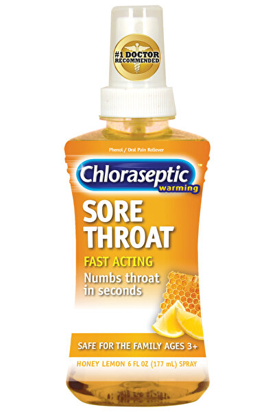 OTC بخاخ كلوراسيبتيك بالعسل والليمون