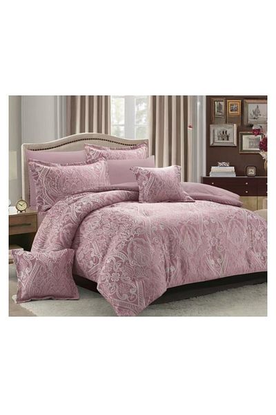 smart home Double-sided duvet set, 8-piece duvet, size 240x260 cm, filling (350 g/m²), microfiber