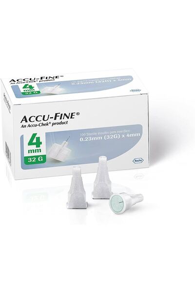 OTC إبر قلم Accu-Fine مقاس 0.23 مم (32 جرام) × 4 مم
