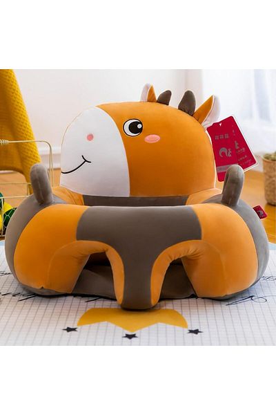 rexa Whale Baby Floor Seat Cover – Soft Infant Sitting Support Chair Cover (55 x 50 x 40 cm)