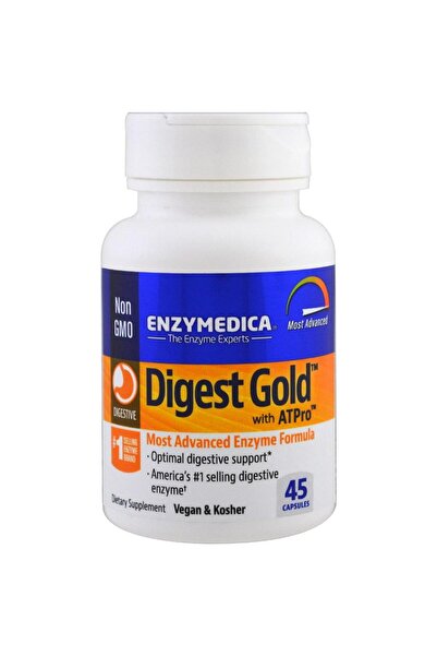 OTC كبسولات إنزيميديكا دايجست جولد مع أتبرو، 45 كبسولة