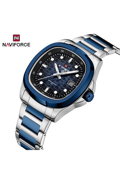 Naviforce Blue Stainless Steel Men's Watch