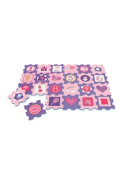 LUDIRO 24 Piece Puzzle Rug, Protection, Versatility and Safety, Fairy Tale Design