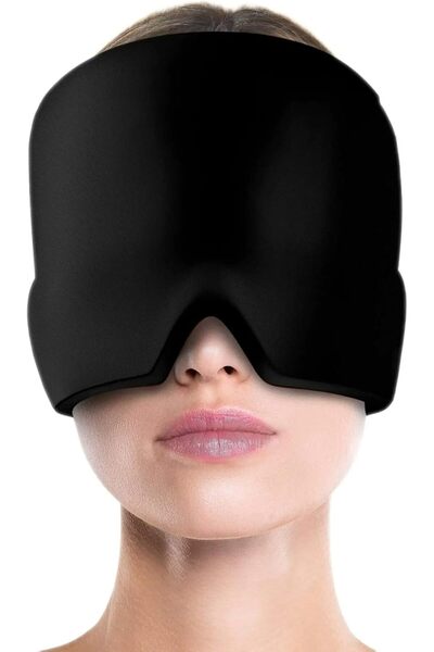 Bonjour Migraine Ice Head Wrap, Form Fitting Gel Ice Headache Migraine Relief...