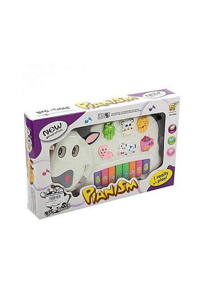 rexa Musical Cow Piano Toy With Educational Rhymes