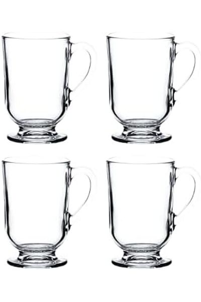 ALSAIF 4 pieces Glass cup set