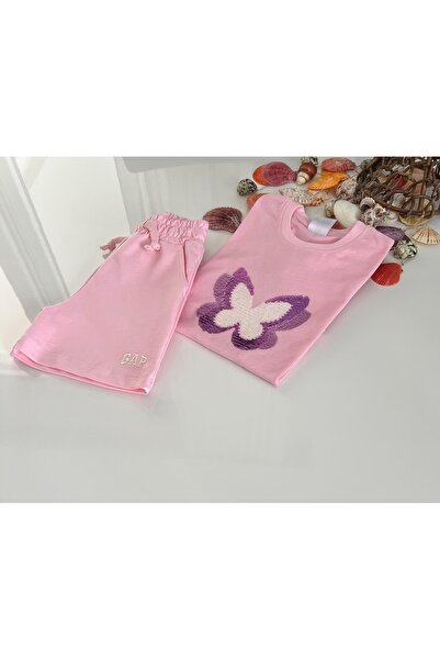 Alvadonna Butterfly Girl's Bottom Top Set