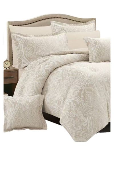 smart home Double-sided duvet set, 8-piece duvet, size 240x260 cm, filling (350 g/m²), microfiber