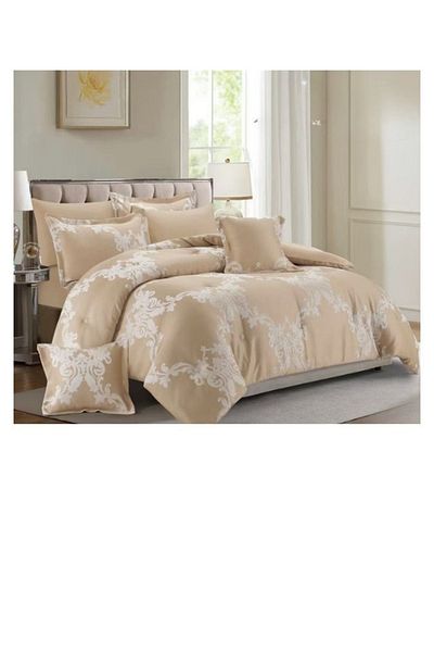 smart home Double-sided duvet set, 8-piece duvet, size 240x260 cm, filling (350 g/m²), microfiber