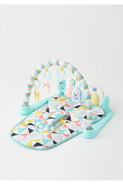 rexa Juniors Dion Printed Baby Rocker with Music – Soft Infant Bouncer Chair (65 x 45 x 50 cm)