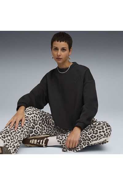 Puma Esențiale pentru garderobă, bluză tip crew oversize pentru femei