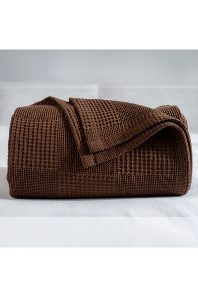 MYLASA HOME Waffle Pike Bedspread Single - 100% Cotton Lightweight 4 Season Use High Quality Pikes
