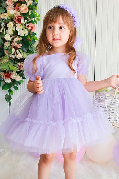 Baby Animals Baby Girl Dress Girl's Dress Birthday Party Wedding Dress Ruched Short Sleeve Lined Dress