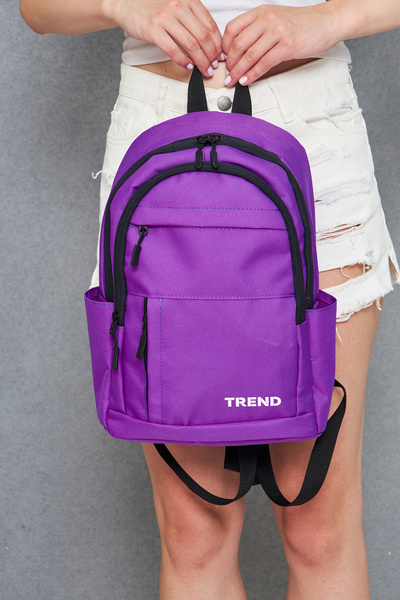 TREND Unisex Waterproof Fabric Backpack - Medium Size Daily, School and Sports Bag