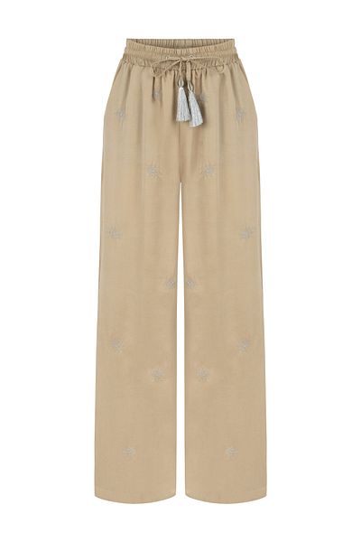 SEIZE THE DAY Kuun Women's Kupra Embroidery Detail Pants