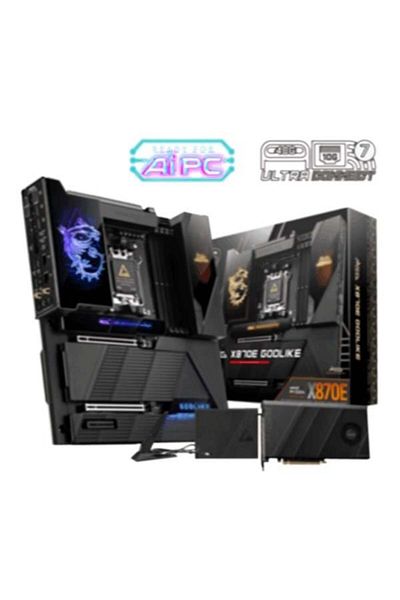 MSI Meg X870E Godlike Wifi-7 Ddr5 HDMI Dp Pcie 16X V5.0 Am5 Atx