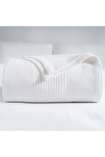 MYLASA HOME Waffle Pike Bedspread Single - 100% Cotton Lightweight 4 Season Use High Quality Pikes