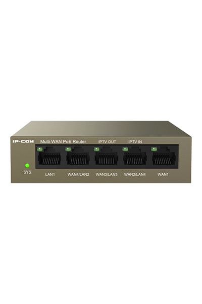 IP-COM Router 4 Gigabit PoE+ ports, 55W, 1 RJ45 Gigabit port, management - M20-PoE