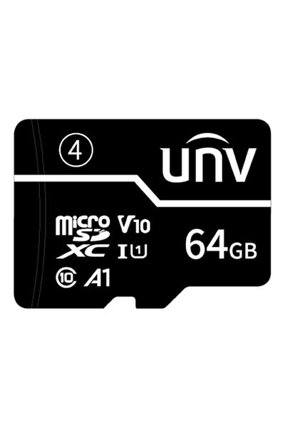 Uniview Memory card 64GB, WHITE CARD - UNV TF-64G-T-C