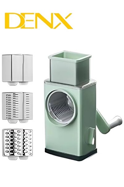 Denx Multi-Functional 3-in-1 Vegetable Chopper, Manual Potato and Vegetable Slicer, Cheese by DX2526