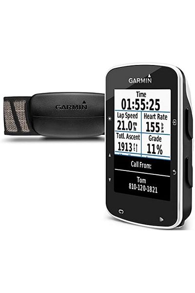 Garmin Edge 520 Bike GPS (includes Heart Rate Monitor Strap, Cadence sensor & Speed sensor)