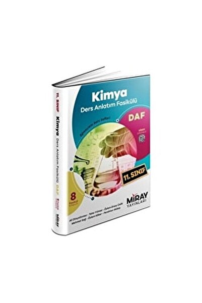 Miray Yayınları MİRAY 11.sınıf Kimya Daf Ders Anlatım Föyleri 2025-2026