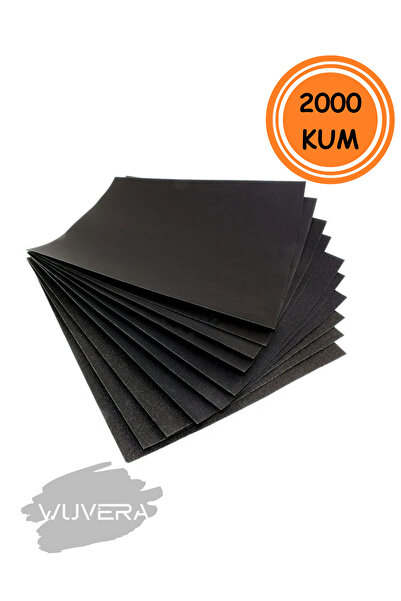 WUVERA 2000 Kum Su Zımpara – Hassas Zımparalama ve Son Kat Hazırlığı İçin 1 ADET