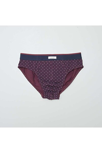 KIABI Pack of 3 printed briefs RED