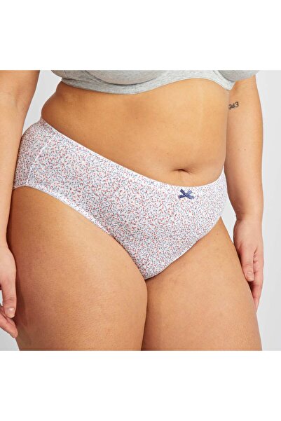 KIABI Pack of 3 stretch cotton briefs BLUE