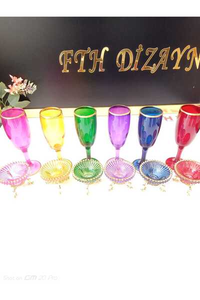 FTH DİZAYN Kahve sunum seti 6 kişilik