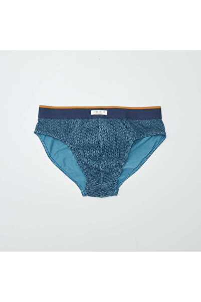 KIABI Pack of 3 printed briefs GREEN