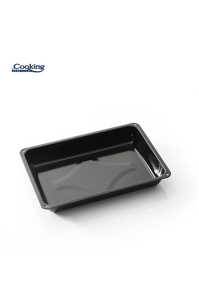 Heinner Enameled tray HR-NR-D37, rectangle, 37x 26x 4.5 CM Black