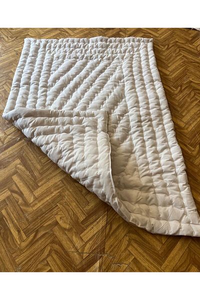 Cotivo Home Hand Knitted Handmade Baby Wool Quilt Made of 100% Natural Wool 95X145