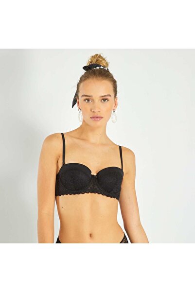 KIABI حمالة صدر مبطنة سوداء اللون