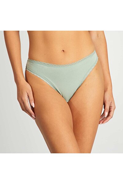 KIABI Pack of 2 cotton briefs GREEN