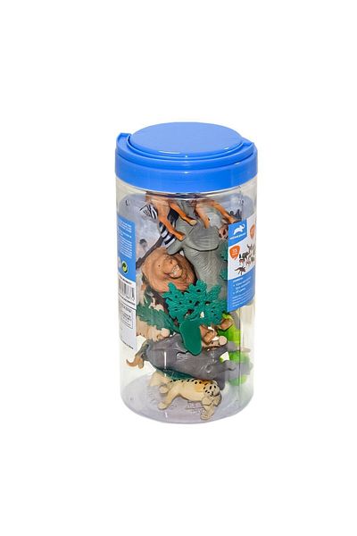 VARDEM OYUNCAK SH-D6401 Wild Animal Play Set 23 cm -Vardem