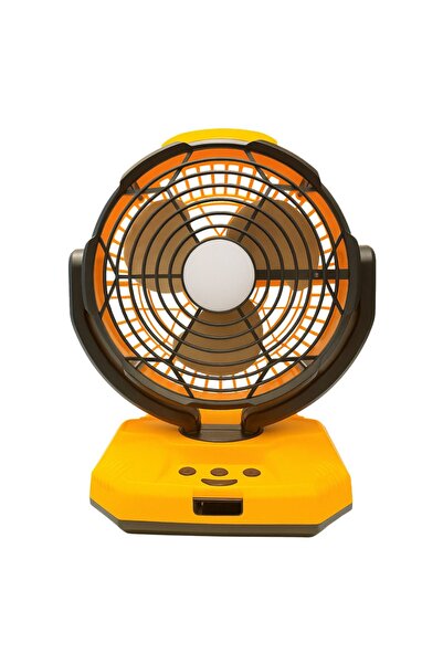 HEPU HP F878 | 7200 mAh Bataryalı Taşınabilir Fan – LED Işıklı, Kamp ve Masaü...