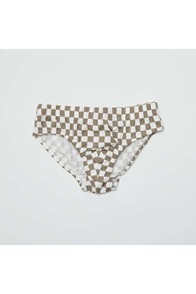 KIABI Pack of 7 pairs of printed briefs WHITE