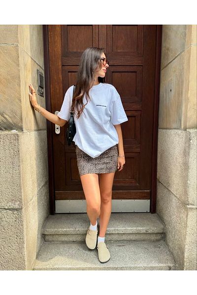 Butik Dream Printed Oversize T-shirt