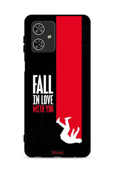 Tolwak غطاء حماية لهاتف موتورولا موتو جي 54 5G "وقع في حبك"