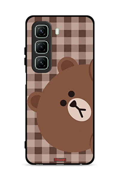 Tolwak غطاء حماية لهاتف Infinix Hot 50 5G بتصميم دب تيدي