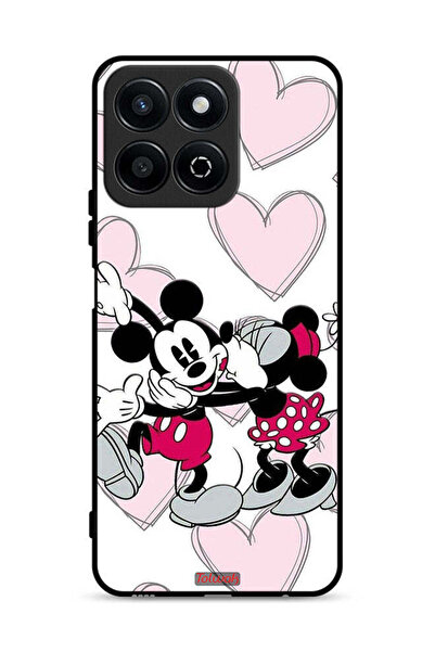 Tolwak غطاء حماية لهاتف Honor Play 60 Plus 5G بتصميم عناق ميكي ماوس