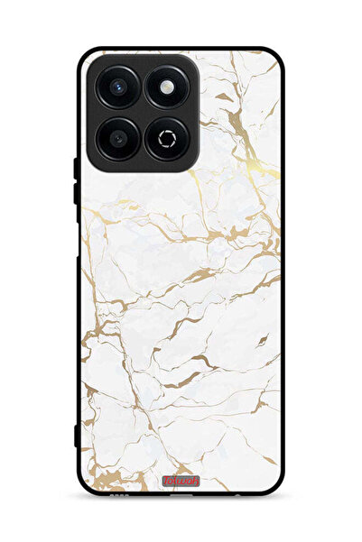 Tolwak غطاء حماية لهاتف Honor Play 60 Plus 5G بنمط رخامي