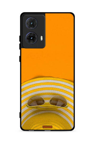 Tolwak غطاء حماية لهاتف موتورولا موتو جي 85 5 جي مع قبعة ونظارات