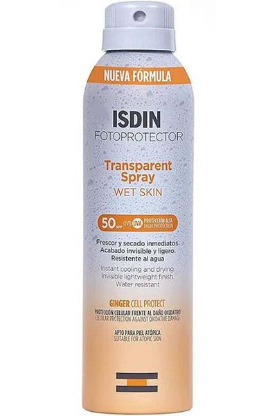 ISDIN Fotoprotector Wet Skin Transparent Spray 50+ 250ml